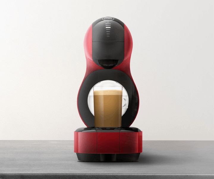 Close Up Lumio by Krups® - Red Coffee Machine NESCAFÉ® Dolce Gusto®