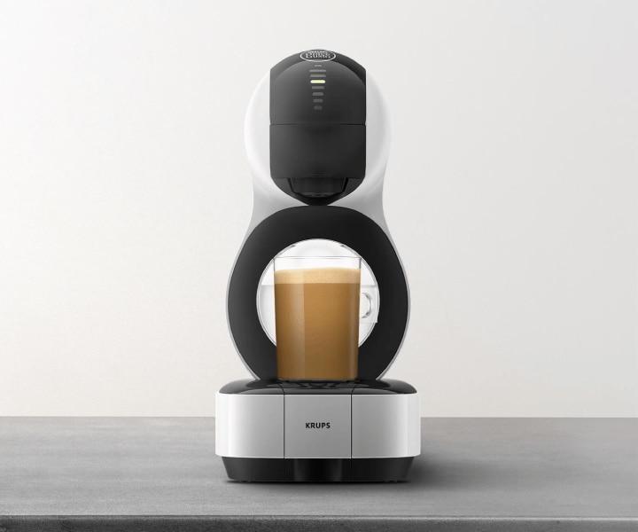 Close Up Lumio by Krups® - White Coffee Machine NESCAFÉ® Dolce Gusto®