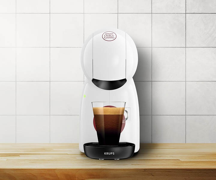 Close Up Piccolo XS White Coffee Machine NESCAFÉ® Dolce Gusto®